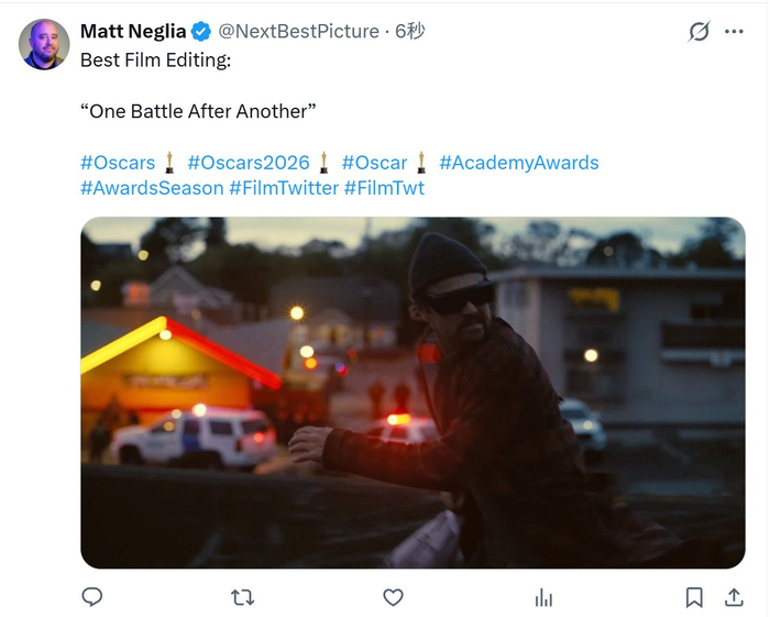 完美平台下载-《一战再战》获奥斯卡最佳剪辑奖|TNA_新浪新闻